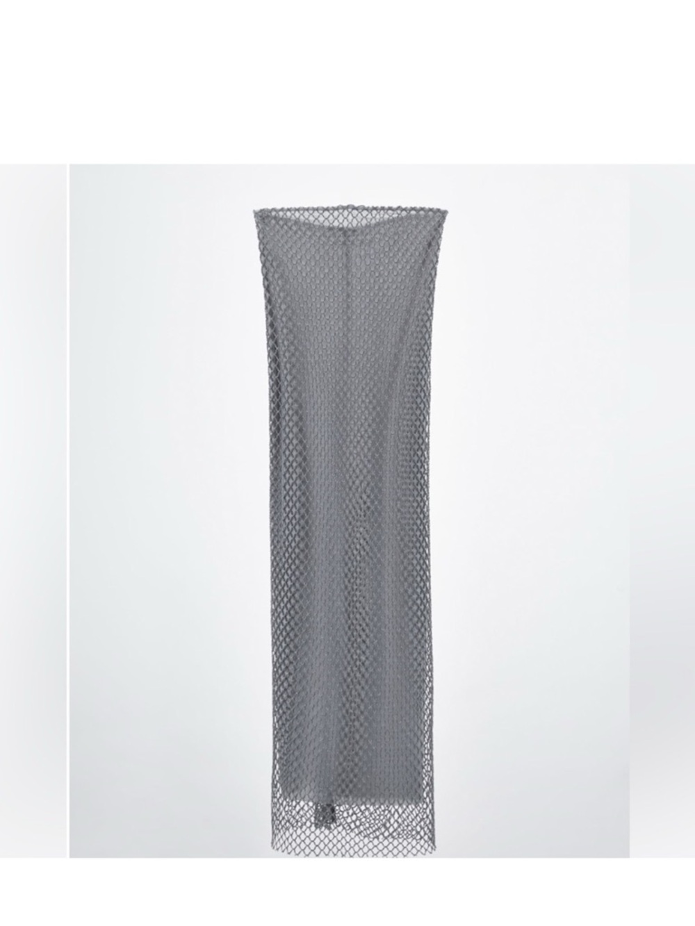 Zara Gray Strapless Midi Dress - Picture 2 of 10